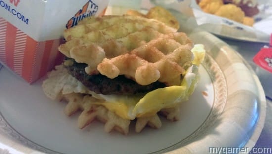 Looks like breakfast. Tastes like grease.