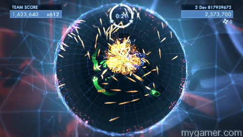 Environments wrap around kind of like Mario Galaxy