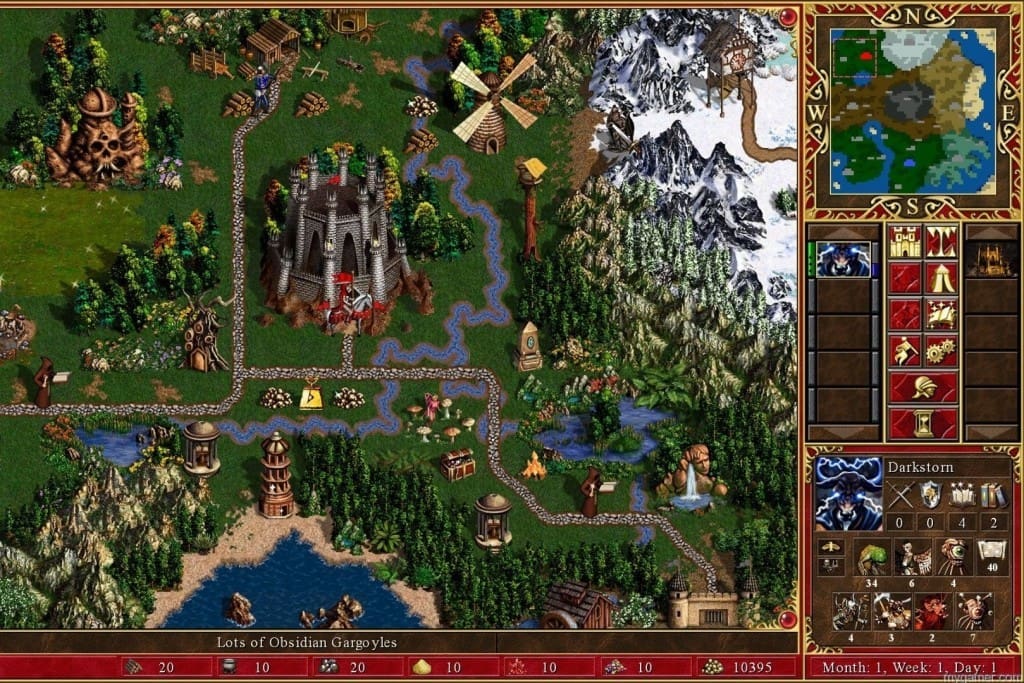 Overworld map