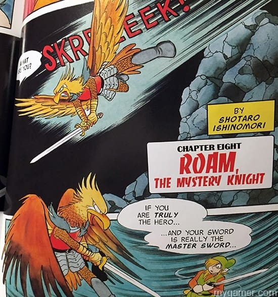 Remember Roam, the bird-knight from the game? Of course you don't because he wasn't in the game.