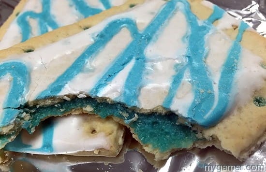 Blue goo inside