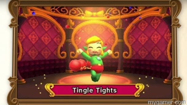 Costumes are to Tri Force Heroes as mask are to Majora's Mask