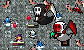 Each stage usually has a large boss or two.