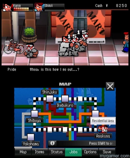The player can zoom in with a tap of a button