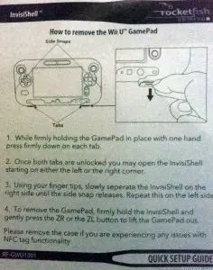 Rocketfish Wii U InvisiShell Instructions