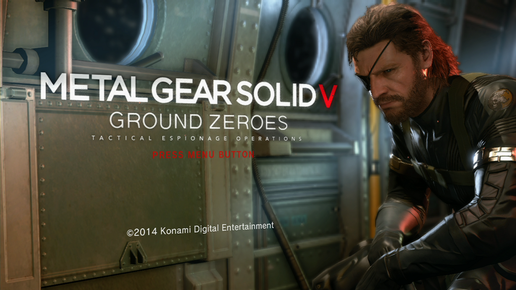 MGS V Ground Zeroes Titles Scree