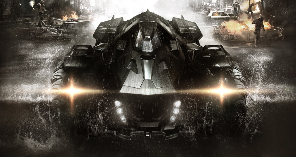 The Batmobile is an important part of gameplay