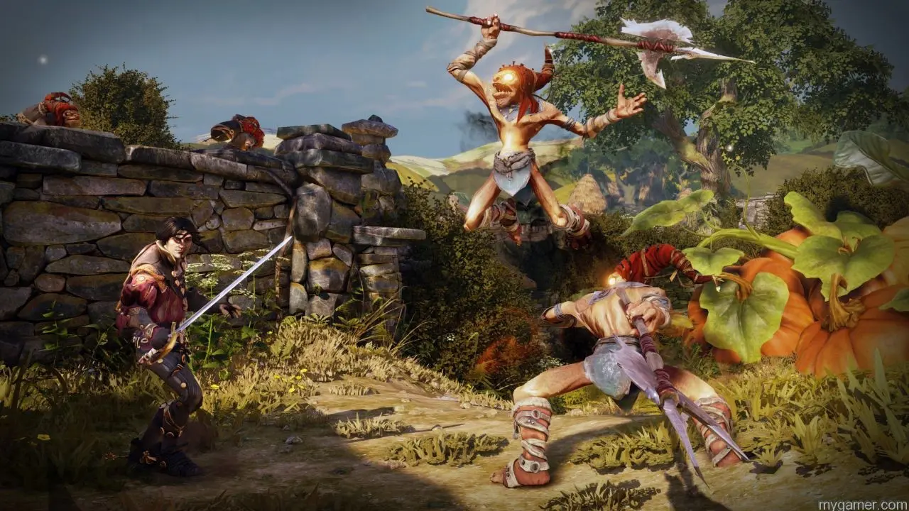 Hereos fighting together in Fable Legends