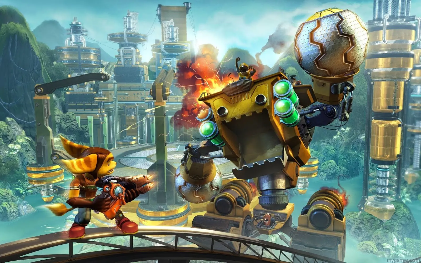 gameplay in new Ratchet & Clank for PS4
