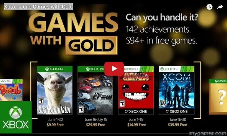 June2016 Xbox Live Games With Gold