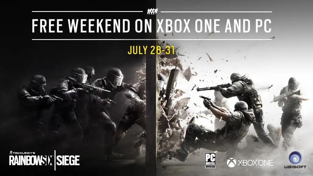 R6SIEGE Xbox and PC Free Weekend 7 1469650888.28.16 7.31.16