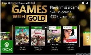 Xbox Live Games With Gold Sept2016