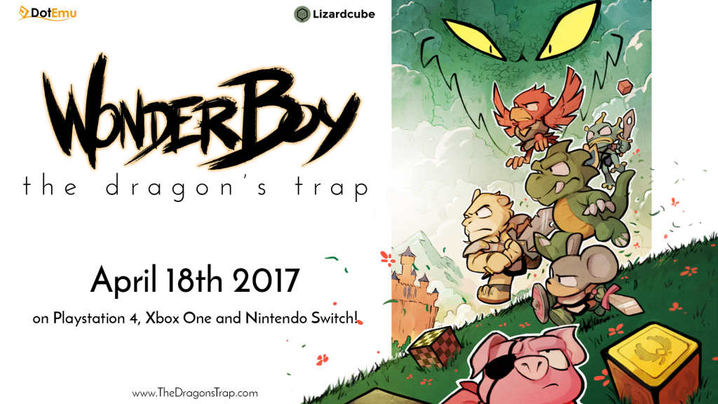 Wonderboy Dragons Trap banner