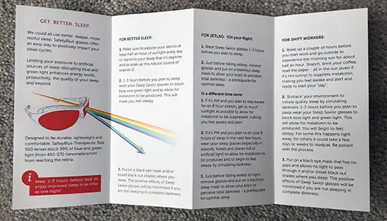 Safety Blue Sleep Savior Instructions1 Safety Blue Sleep Savior Instructions1