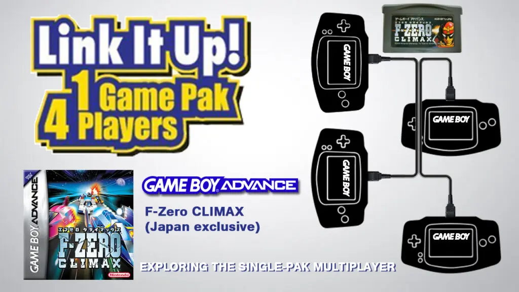 GBA Single Pak link YT F Zero Climax