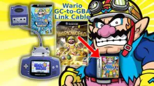 Wario GC to GBA banner