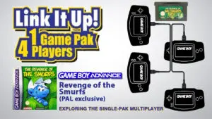 GBA Single Pak link YT Revenge of the Smufs