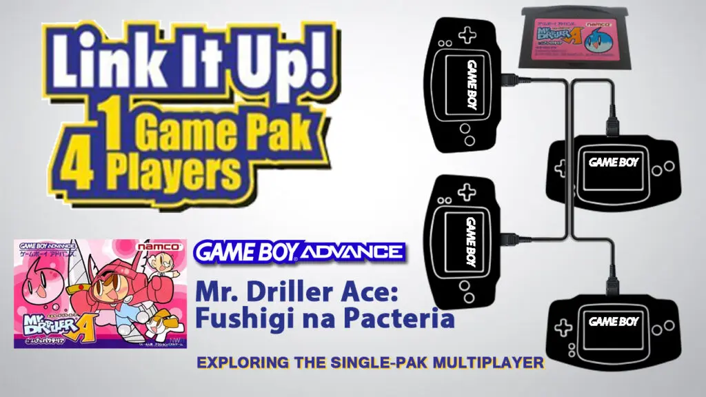 GBA Single Pak Mr. Driller Ace Fushigi na Pacteria GBA Single Pak Mr. Driller Ace Fushigi na Pacteria