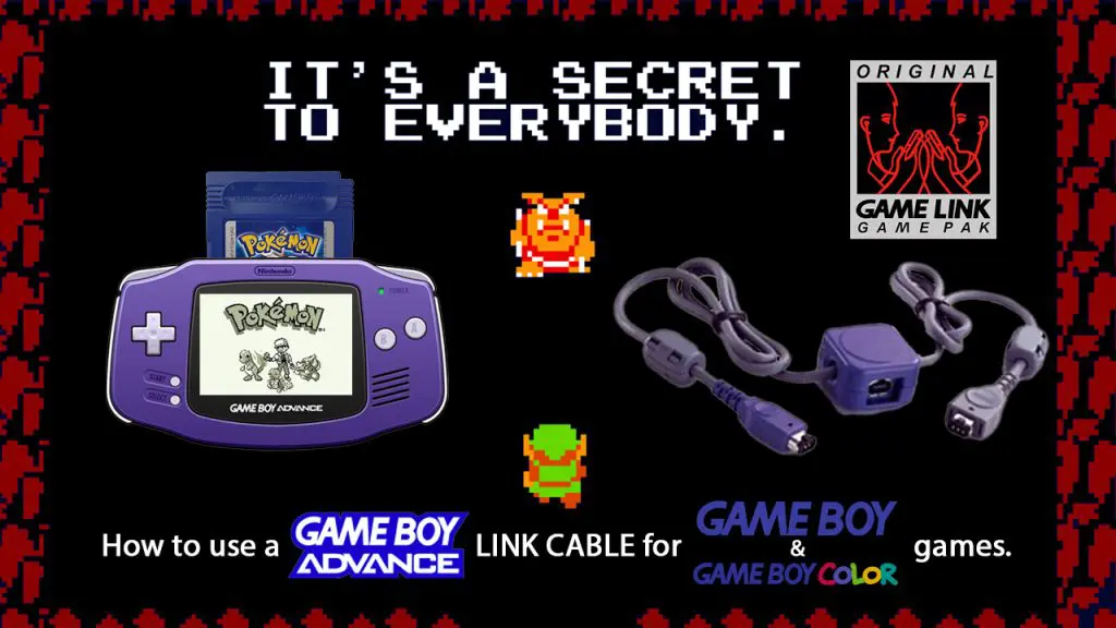 GBA link cable secret banner