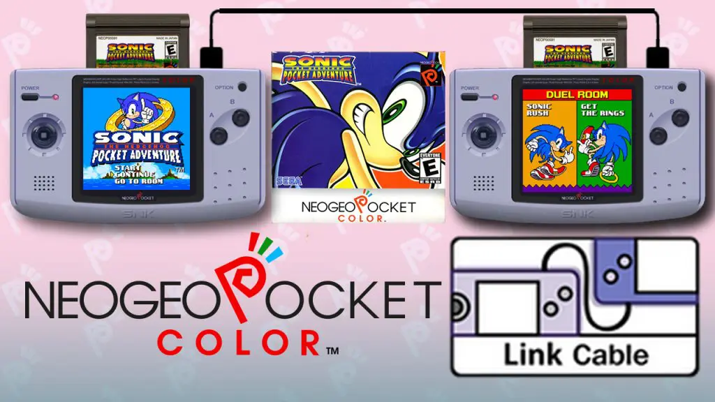 NGPC 2p Link Sonic Pocket Adventure