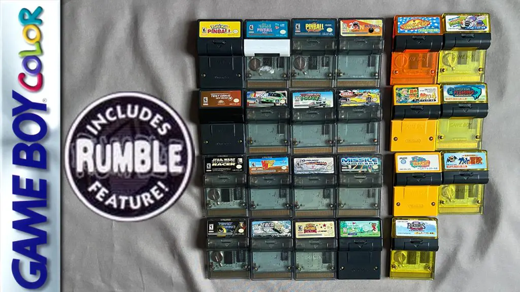 all gbc rumble pak games