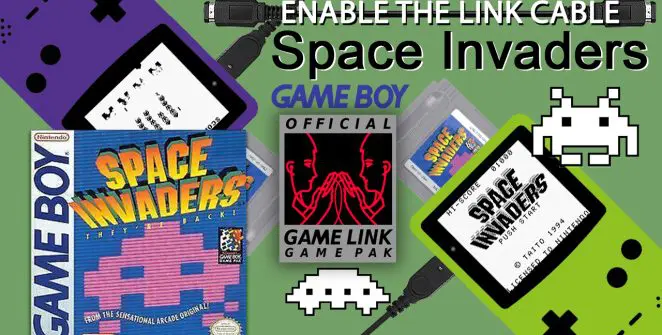 Space Invaders GB link 2p banner