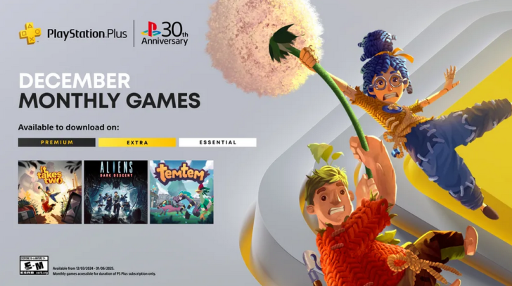 PS Dec 2024 PS+ Dec 2024
