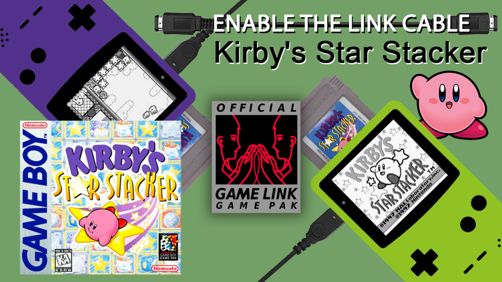 Enable the Link Cable Kirbys Star Stacker Enable the Link Cable - Kirby's Star Stacker