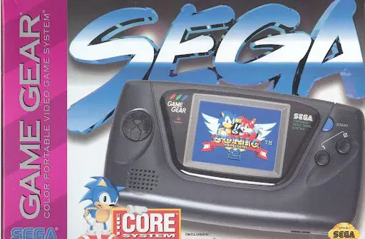 Sega Game Gear console box