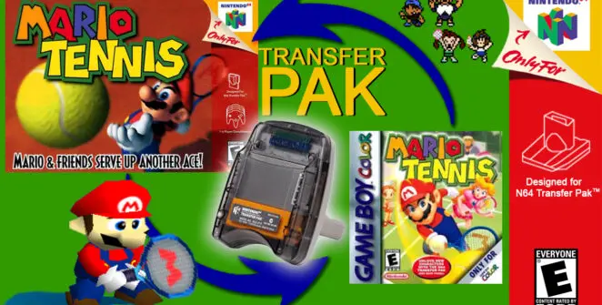 Mario Tennis Transfer Pak