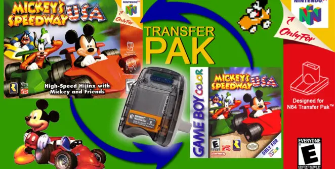 Transfer Pak Mickeys Speedway USA