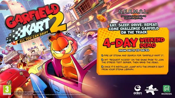 Garfield Kart 2 stress test Garfield Kart 2 stress test