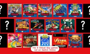 Virtual Boy Switch Online missing games banner