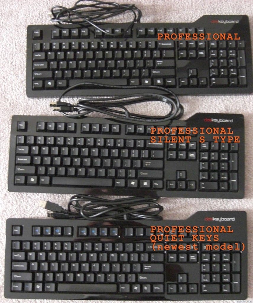 Previous Das Keyboard units. Pretty much retain the same design.