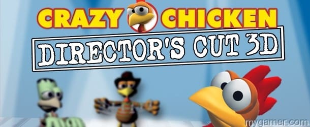 Crazy Chicken Dir Cut 3D Banner
