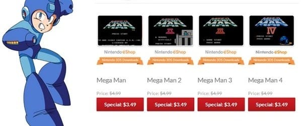 Mega Man eShop Sale