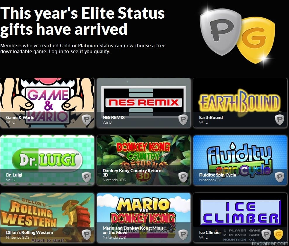 Club Nintendo 2014 PlatGold Gift