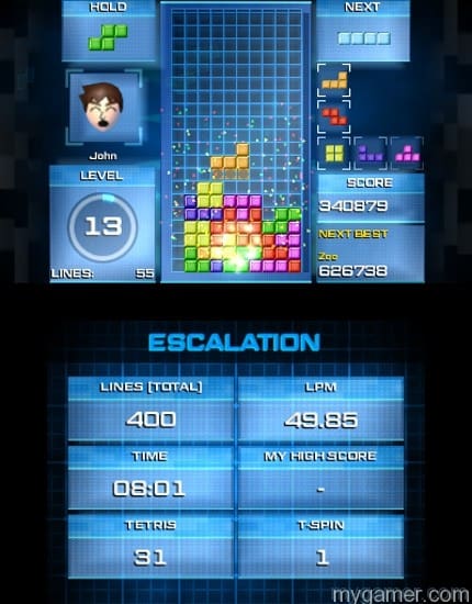 Tetris Ultimate 3DS Challenge Mode