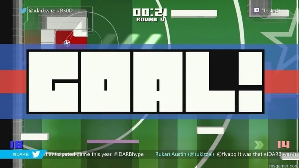 Even the GOAL! screen is humorous