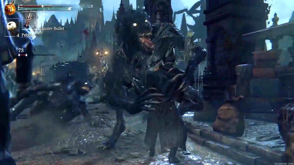 Bloodborne fight Expect to fight all sorts of creatures