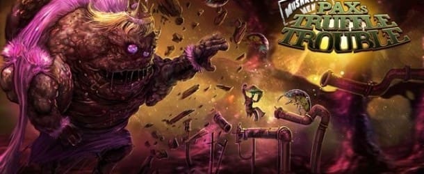 Mushroom Men Truff Trouble Banner