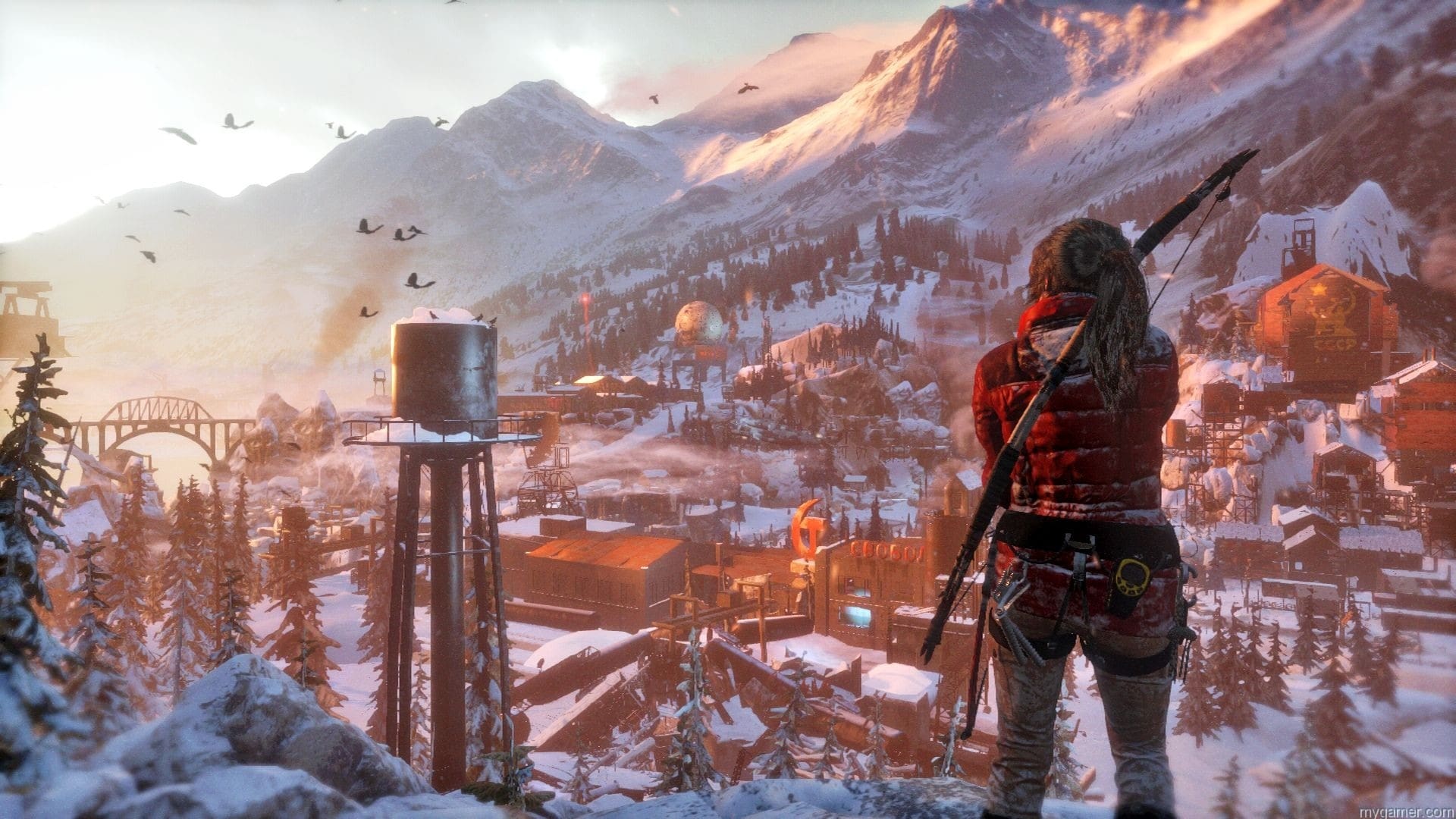 Lara Croft in Sibera looking for secret of immortality