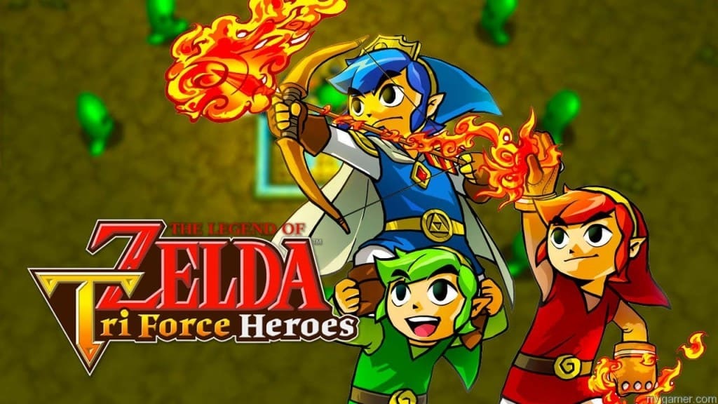 LoZ Tri Force Heroes Banner LoZ Tri Force Heroes Banner