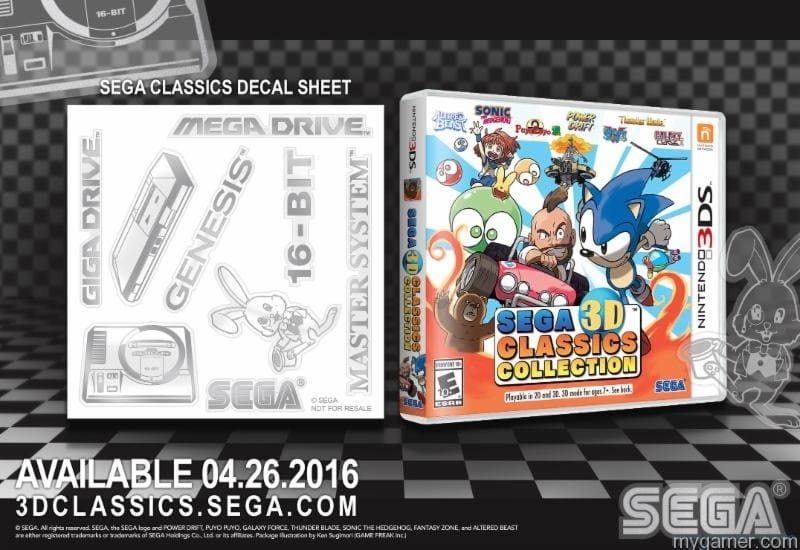 Sega Classics Decal 3DS