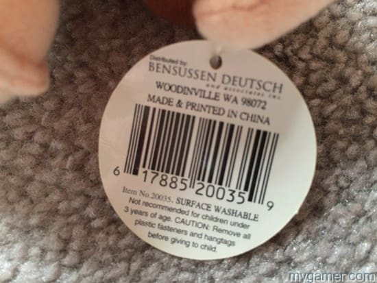 Bar codes are on the back of the tags