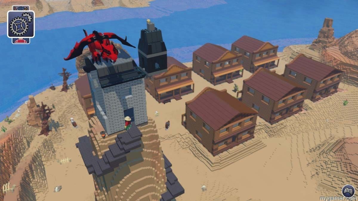 customize dragons and helicopters in lego worlds