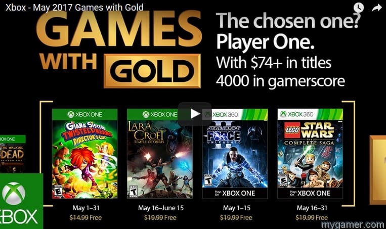 Xbox Games with Gold May 2017