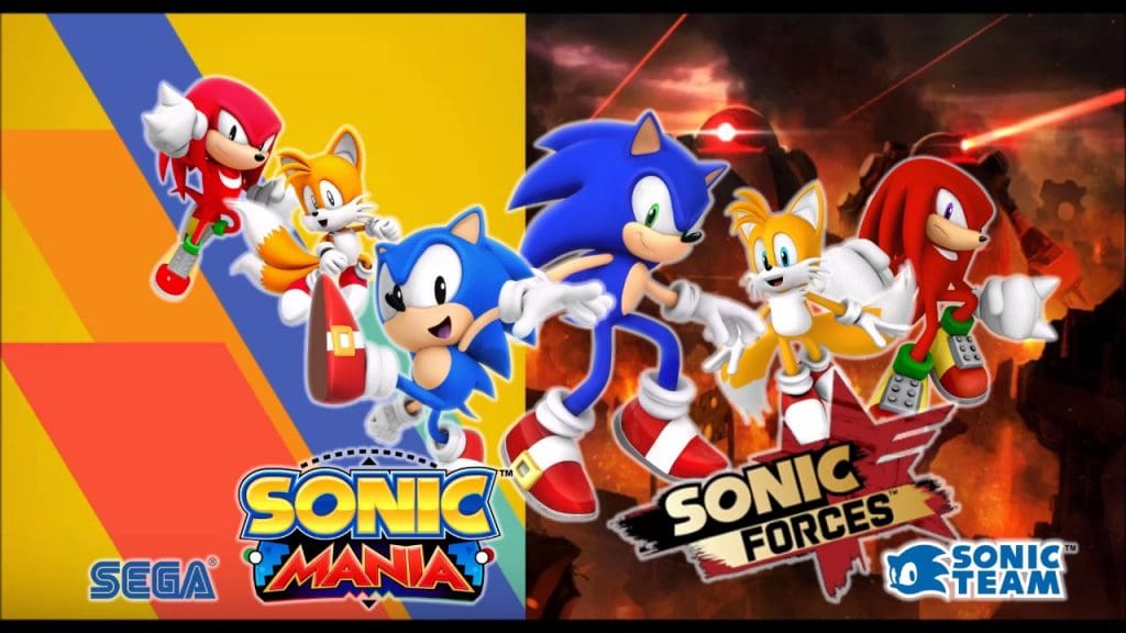 Sonic Mania Forces banner