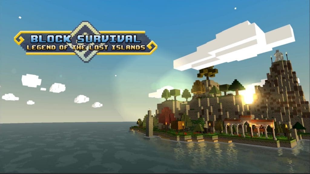 Block Survival Legend of the Lost Islands banner Block Survival Legend of the Lost Islands banner