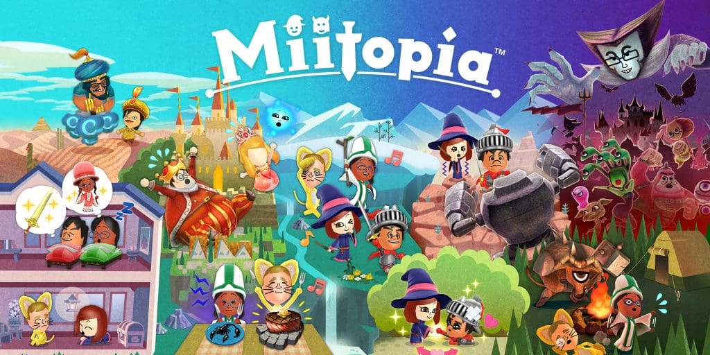 Miitopia banner Miitopia banner